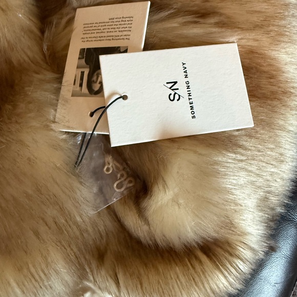 Something Navy Plush Teddy Jacket in Light Brown - Picture 6 of 6